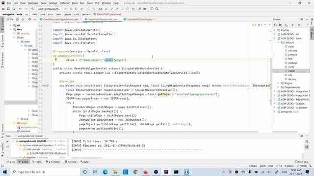 AEM Tutorial #38 | Servlet #3 | Sling Servlet registered with path in aem смотреть онлайн