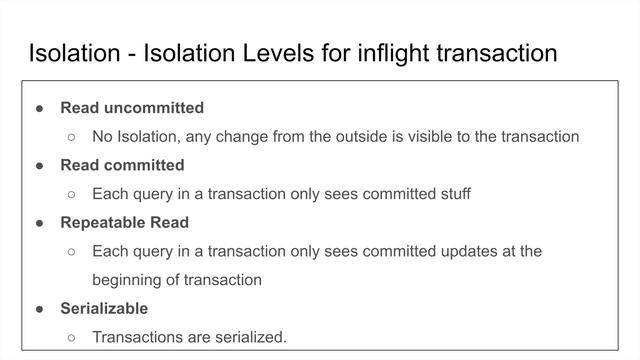 Relational Database ACID Transactions (Explained by Example) смотреть онлайн