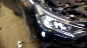 Toyota RAV4 2020, установка ПТФ.