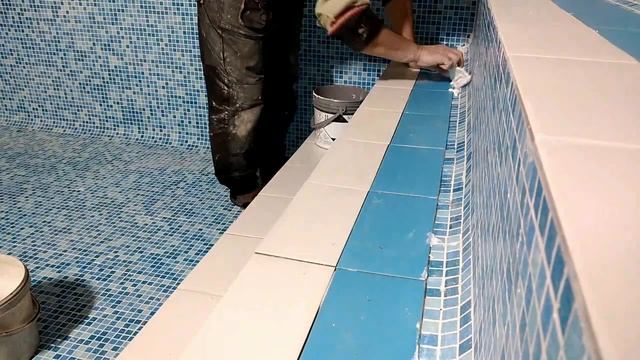 Ремонт бассейна из мозайки. смотреть онлайн