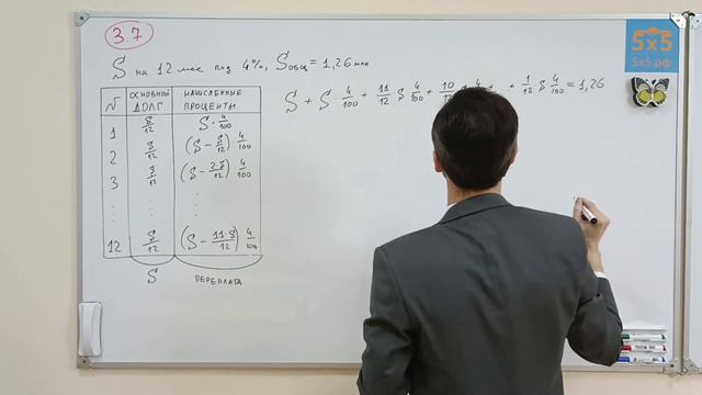 Финансовая математика 11 ЗАНЯТИЕ (разбор ДЗ), курс полностью, ЕГЭ профиль, номер 16 смотреть онлайн