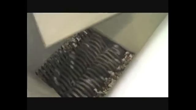 Измельчение картона и бумаги дробилкой DR 120. http://www.netmus.ru смотреть онлайн