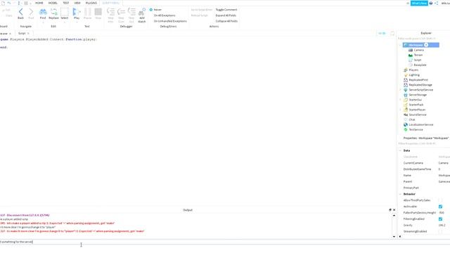 How to make a PlayerAdded function on Roblox Studios смотреть онлайн