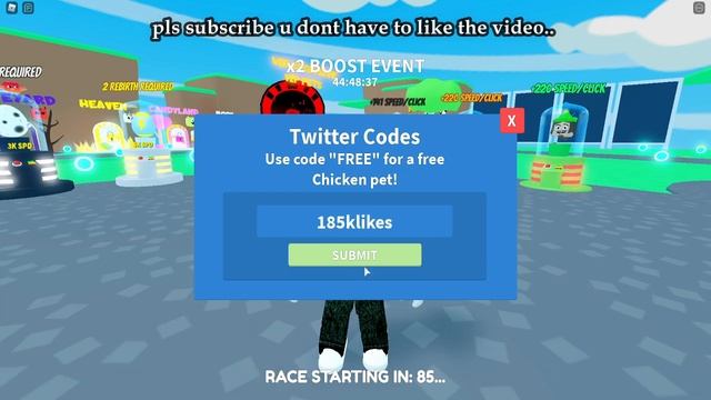 (PET CODES) All *NEW* Codes for Speed Run Simulator [UPDATED 2021] Roblox смотреть онлайн