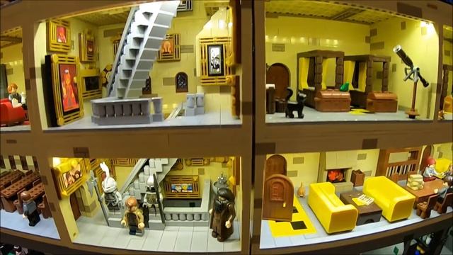 Huge Harry Potter Hogwarts Castle with Interiors From LEGO смотреть онлайн