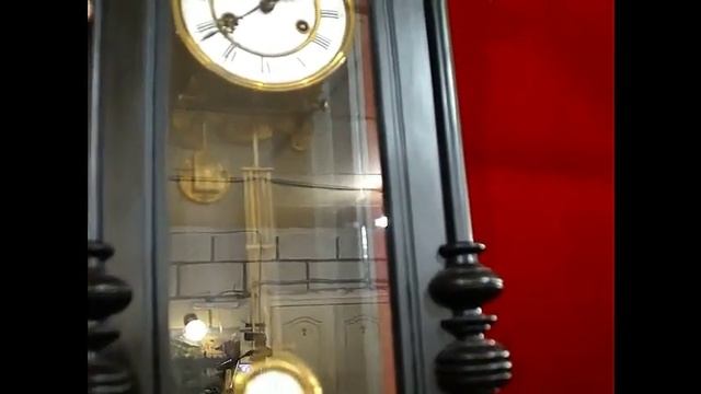 Немецкие настенные часы Густав Беккер.Clock Gustav Becker/ 1910 г.в. смотреть онлайн