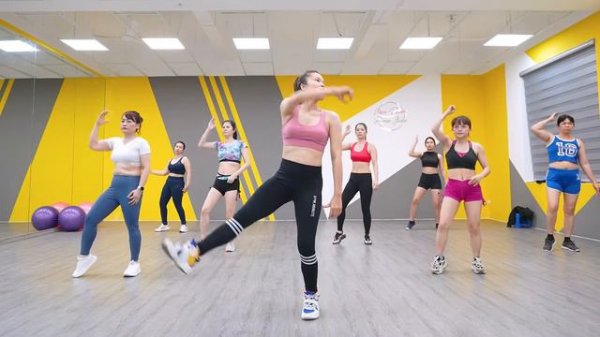 Aerobic Dance _ 7 Day Waist Slimming Challenge - Reduce Belly Fat Exercises For Beginners