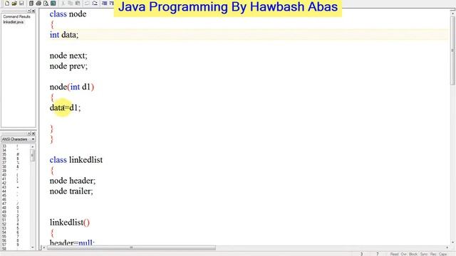 create node and list in Double linkedlist (Kurdish Datastructure in Java by Hawbash)... Part15 смотреть онлайн