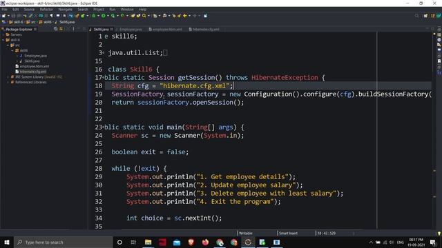 Hibernate CRUD Operations using java | JFSD skill 6 смотреть онлайн