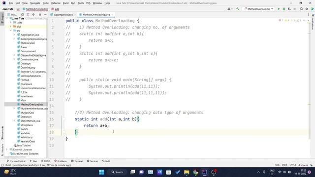 Method Overloading in Java смотреть онлайн