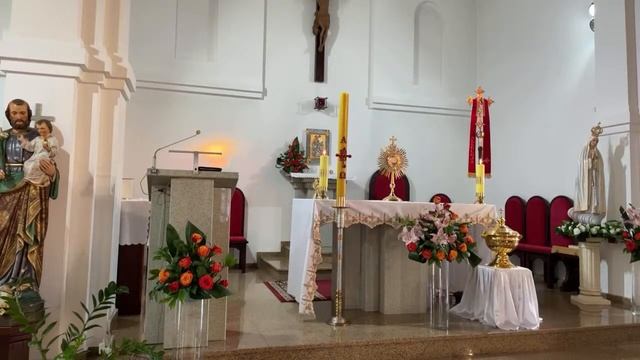 Св. Месса - суббота 20.05.2023 в 18.00, розарий, литания, новенна смотреть онлайн