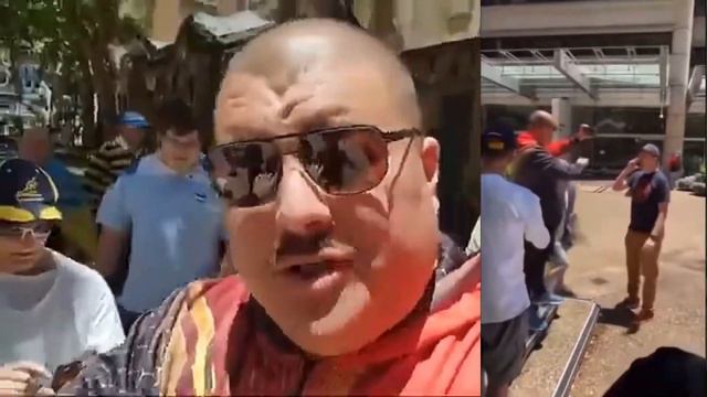 Aussie Cossack Pushes 76-Year Old Man at Ukraine Rally in Sydney (All Angles), What Are Ur Thoughts смотреть онлайн