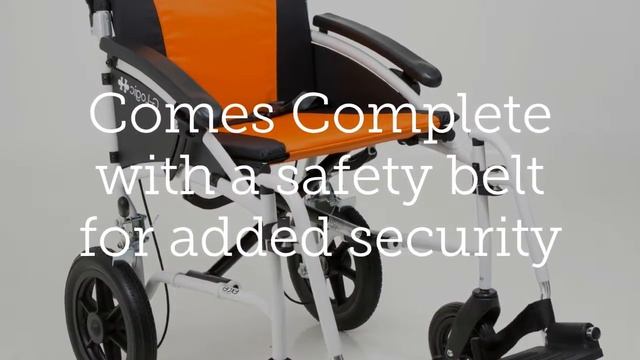 The Excel G logic lightweight Transit Wheelchair Orange and Silver Edition смотреть онлайн