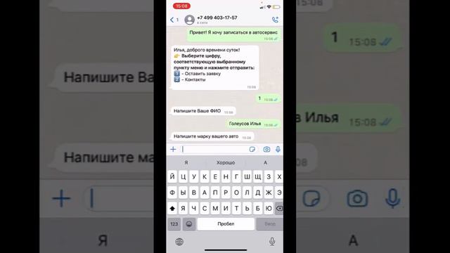 Чат-бот в WhatsApp #чатботы #whatsapp #бизнесвинтернете смотреть онлайн