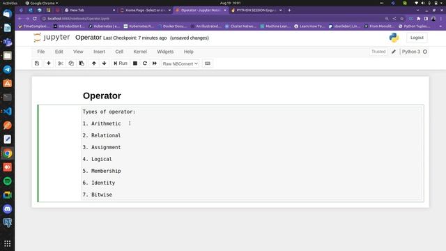#8 OPERATOR IN PYTHON смотреть онлайн
