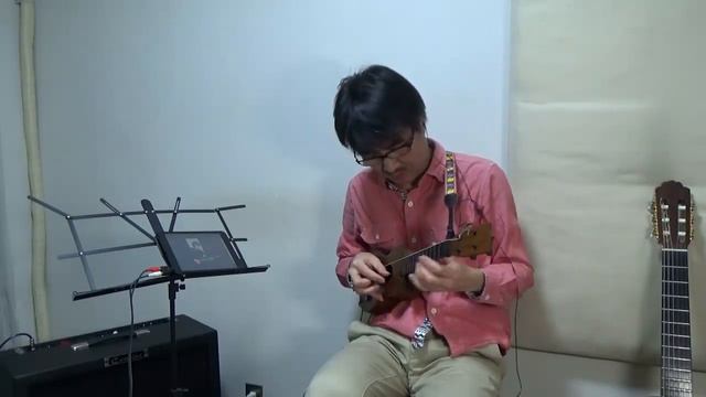 Virtual jazz guitar & ukulele duo ! смотреть онлайн