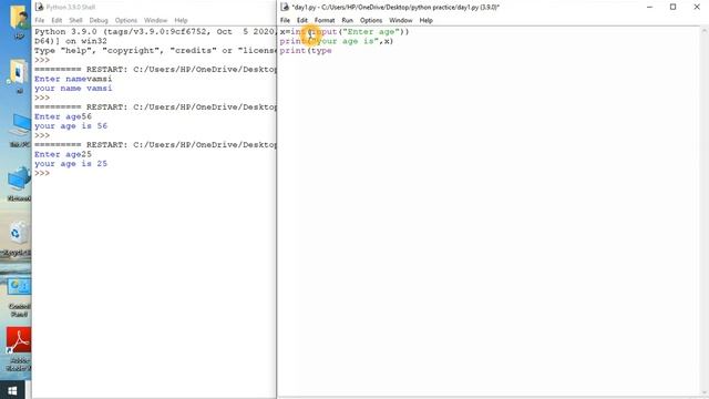 Python Basics input and print functions Telugu смотреть онлайн