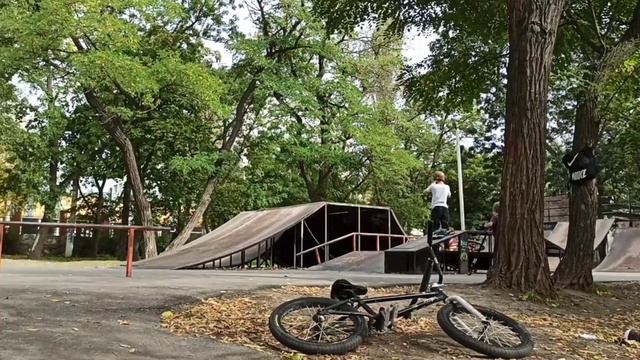 Путь к Tailwhip Финал Трюки на бмх Падение на bmx Как сделать tailwhip на бмх. Александр Петро