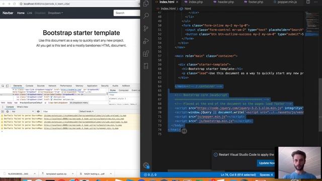 4# teamuitje template in php header footer смотреть онлайн