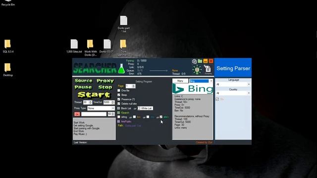 Scraping URLS with dork lists. смотреть онлайн