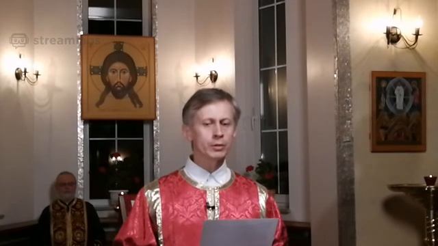 Воздвижение Креста Господня. Вечерня на русском языке. Прямая трансляция смотреть онлайн