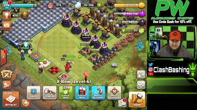 GEMMING THE PRIMAL KING AND BUYING THE OP PACKS!! - Clash of Clans смотреть онлайн