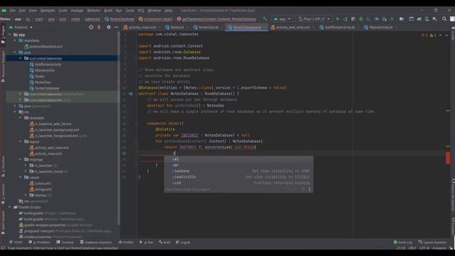 #4 Notes Taking App using Room Database | Creating Room Database and Repository | Android Studio смотреть онлайн
