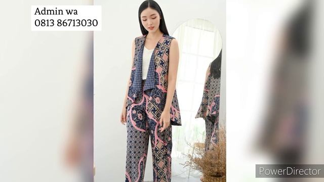 29 MODEL BAJU BATIK MODERN || Dress, blus ,outer , celana ,kulot смотреть онлайн