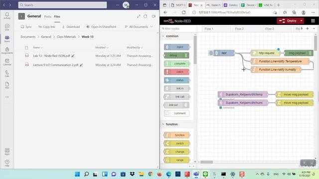 IoT7&8.Lab Node-Red Line Notify and Database using Google Sheet & Lab Node-Red JSON смотреть онлайн