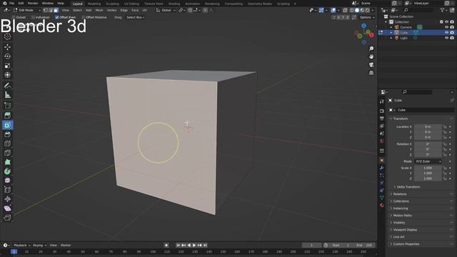 Как правильно сделать вдавливания blender 3d смотреть онлайн