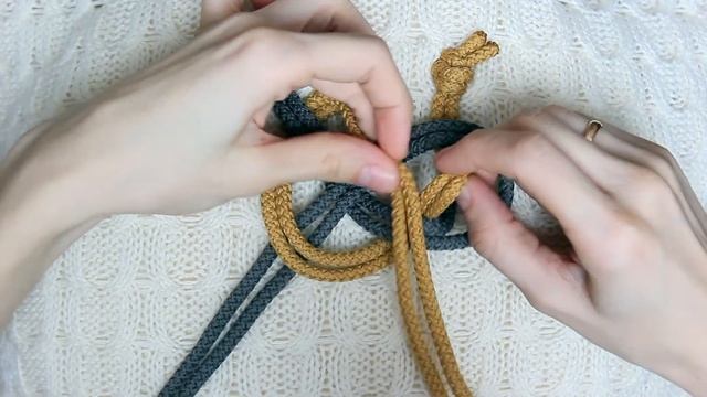 Macrame Tutorial Double Coin Knot by macramessage (Макраме узел "Жозефина") смотреть онлайн