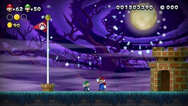 New Super Mario Bros. U 100% Multiplayer Walkthrough - Part 8 смотреть онлайн
