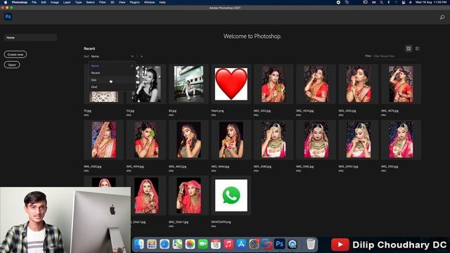 Welcome Screen / Home Screen - Adobe Photoshop for Beginners in Hindi - Class 2 | Recent Document смотреть онлайн