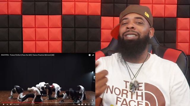 AMERICAN RAPPER REACTS TO-ENHYPEN - 'Future Perfect (Pass the MIC)' Dance Practice Mirrored [4K] смотреть онлайн