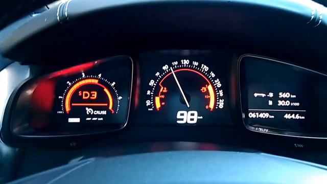 Citroën DS5 2.0 HDi 163 HP 340 Nm acceleration 0-150 km/h смотреть онлайн