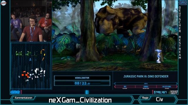 [GER] AGDQ 2020 - Jurassic Park III: Dino Defender Any% von Winslinator смотреть онлайн