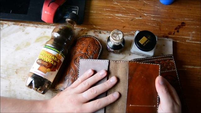 Кожа растительного дубления 3 способы окраса изнанки www.muzylevstyle.ru смотреть онлайн