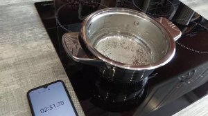 Тест на закипание воды варочная поверхность Midea MIH64100