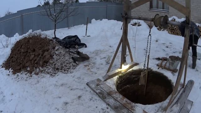 колодец зимой. промерзает ли зимой земля смотреть онлайн