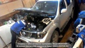 замена цепи ГРМ nissan pathfinder r51