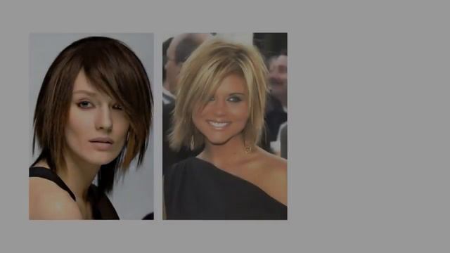 Стрижка с косой челкой смотреть онлайн