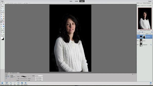 Photoshop Elements 11 Color Adjustment Layer Change Background смотреть онлайн