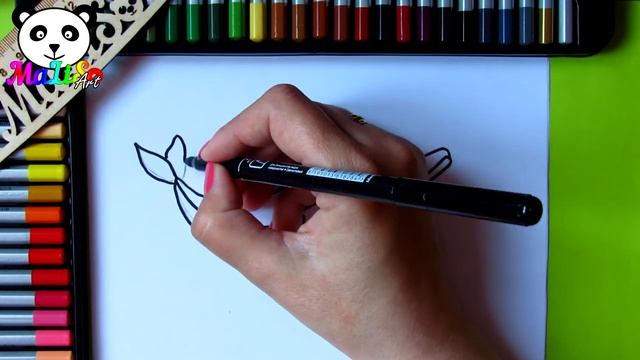 Як намалювати ДЕЛЬФІНА просто | Малюнок дельфінчика | How to Draw a dolphin смотреть онлайн