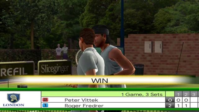Sega Virtua Tennis Challenge - SPT World Tour - London Game Play | Virtua Tennis Gameplay Game смотреть онлайн