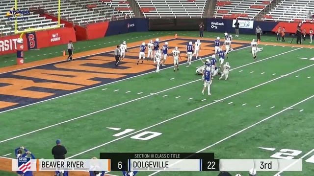 Dolgeville beats Beaver River for Section III Class D football crown смотреть онлайн