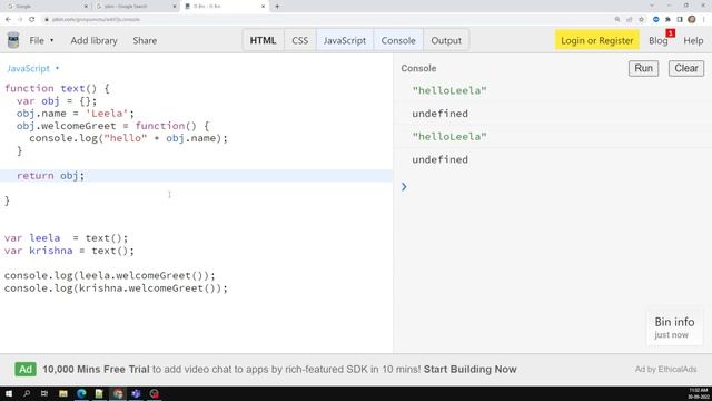 JavaScript Constructor Functions and its Prototypes inheritance in Object - ECMAScript смотреть онлайн
