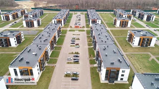 Обзор с воздуха ЖК «Sampo» (аэросъемка: апрель 2019 г.)