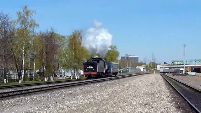 Steam Locomotive Паровоз ЛВ-0283 26.04.14