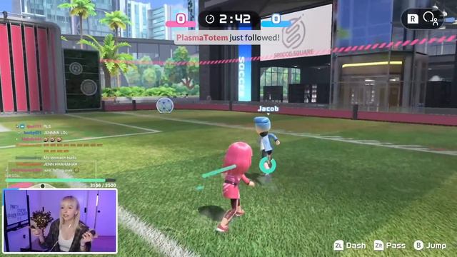 Playing NINTENDO SWITCH SPORTS!
