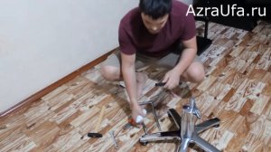 КАК СОБРАТЬ ПАРИКМАХЕРСКОЕ КРЕСЛО. Сборка парикмахерского кресла.